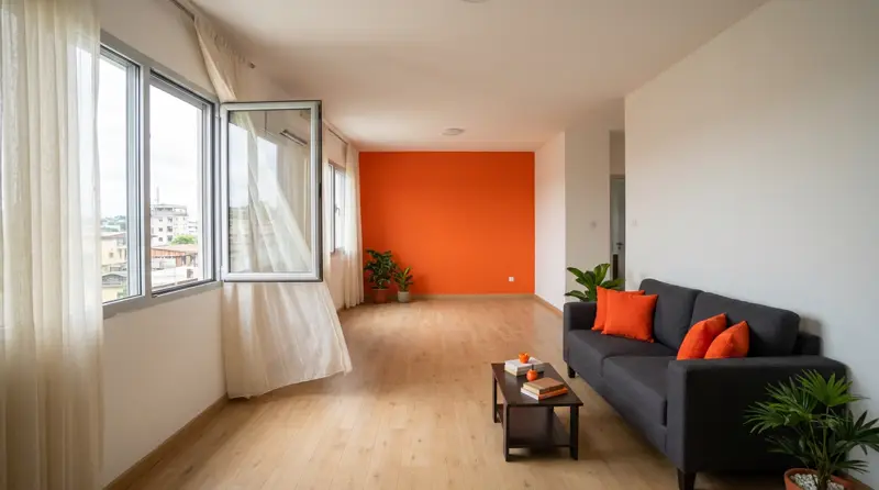 Un appartement meublé lumineux, prêt pour son prochain voyageur
